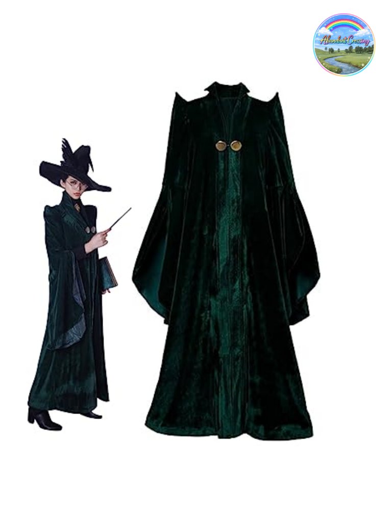 Witch Cosplay Costume Velvet Cloak Robe Halloween Sorceress Wizard